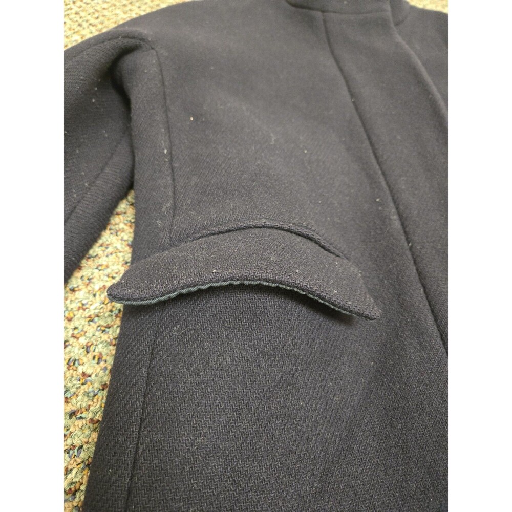 J.Crew Stadium Cloth by Nello Gori Wool Coat – Navy – Women’s 4 - Picture 11 of 15